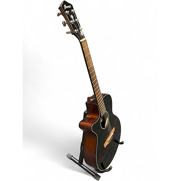 Used Ibanez AEG50L Black Acoustic Electric Guitar