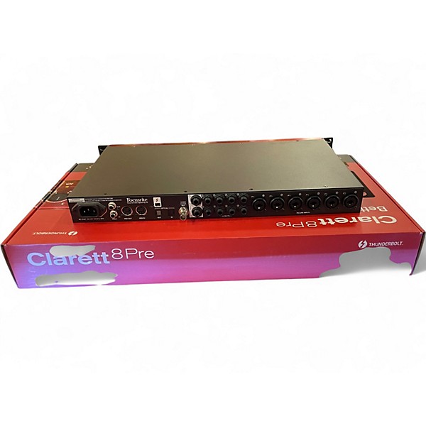 Used Focusrite Clarett 8Pre Thunderbolt Audio Interface