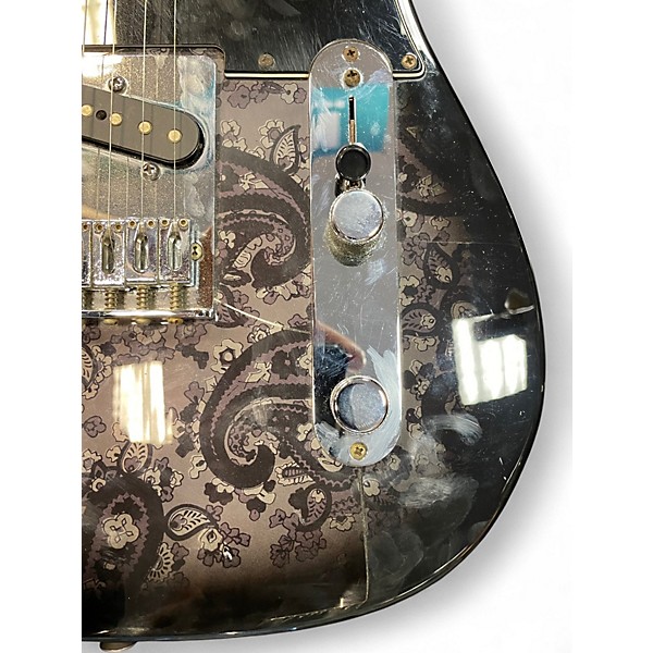 Used Fender Standard Telecaster BLACK PAISLEY Solid Body Electric Guitar