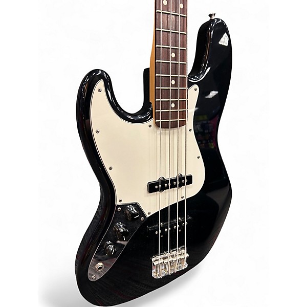 Used Fender Standard Jazz Bass Left Handed BLACK Electric Bass Guitar
