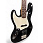 Used Fender Standard Jazz Bass Left Handed BLACK Electric Bass Guitar