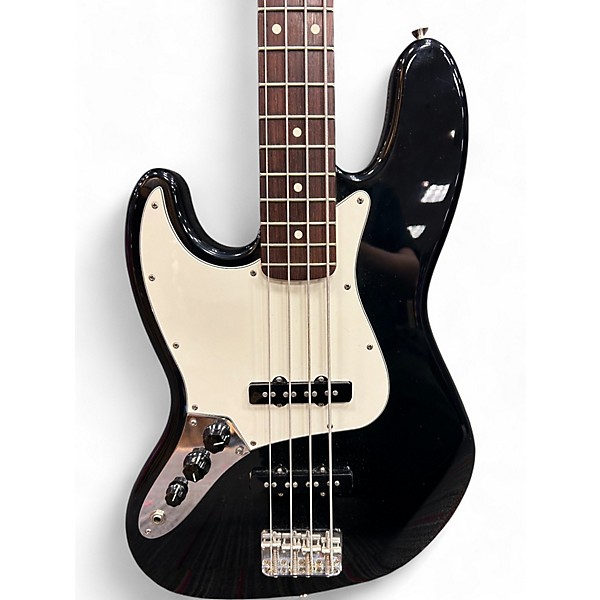 Used Fender Standard Jazz Bass Left Handed BLACK Electric Bass Guitar