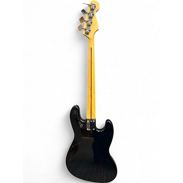 Used Fender Standard Jazz Bass Left Handed BLACK Electric Bass Guitar