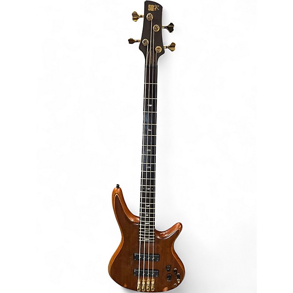 Used Ibanez SR1200E Natural Electric Bass Guitar
