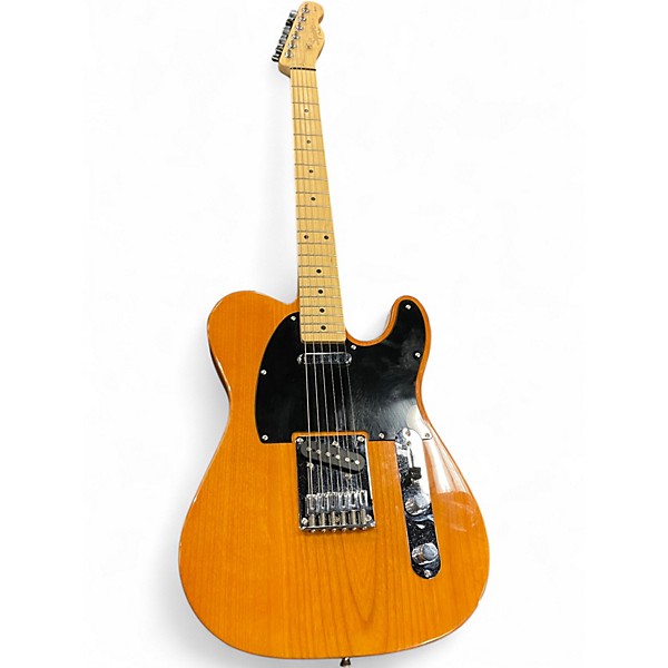 Used Squier Affinity Telecaster Natural Solid Body Electric Guitar