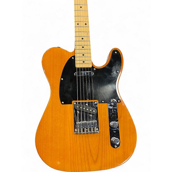 Used Squier Affinity Telecaster Natural Solid Body Electric Guitar