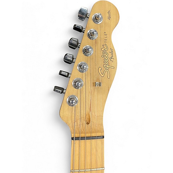 Used Squier Affinity Telecaster Natural Solid Body Electric Guitar