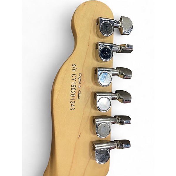 Used Squier Affinity Telecaster Natural Solid Body Electric Guitar