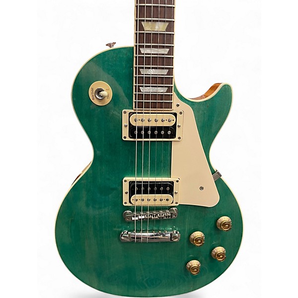 Used Gibson Les Paul Classic Trans Green Solid Body Electric Guitar
