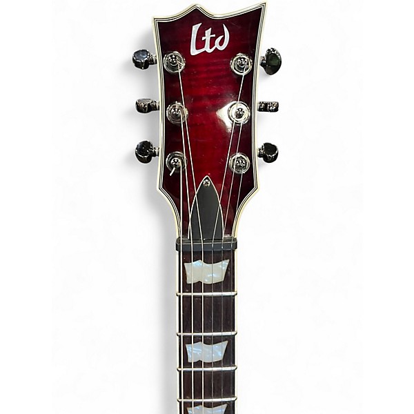 Used ESP LTD EC401FM RED Solid Body Electric Guitar