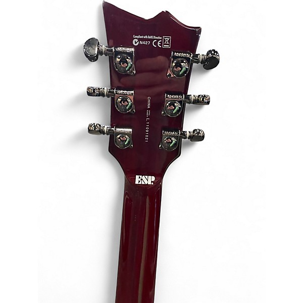 Used ESP LTD EC401FM RED Solid Body Electric Guitar