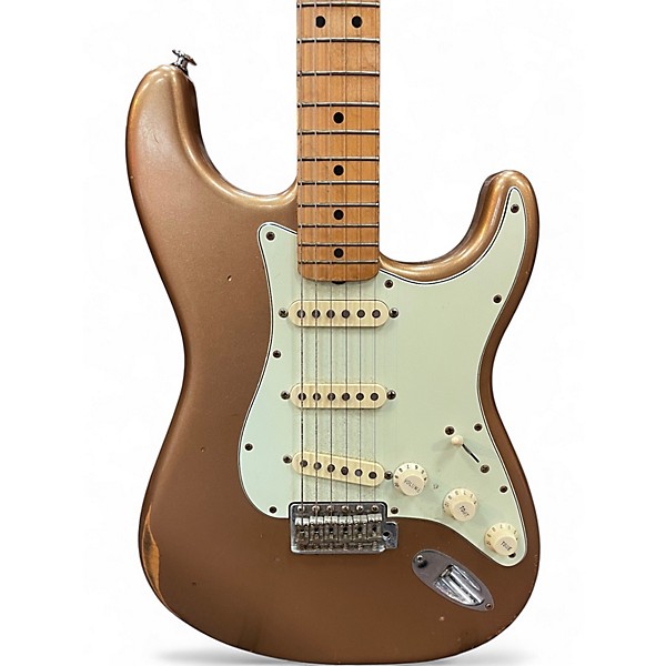 Used Fender Mischief Maker Copper Gold Solid Body Electric Guitar