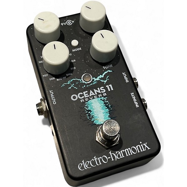 Used Electro-Harmonix Oceans 11  Reverb Effect Pedal