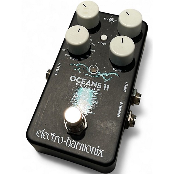 Used Electro-Harmonix Oceans 11  Reverb Effect Pedal