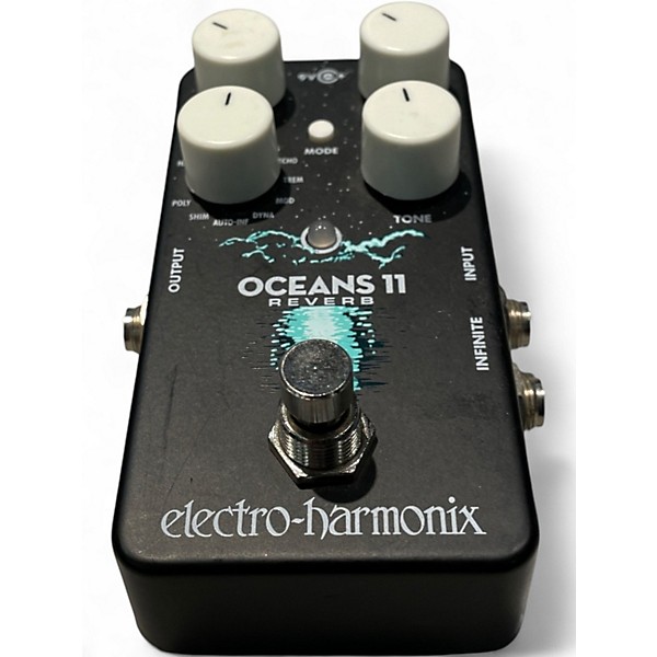Used Electro-Harmonix Oceans 11  Reverb Effect Pedal