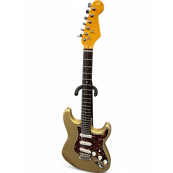 Used Miscellaneous Partscaster Gold Solid Body Electric Guitar