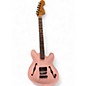 Used Fender Tom Delonge Stratocaster satin shell pink Hollow Body Electric Guitar thumbnail