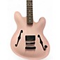 Used Fender Tom Delonge Stratocaster satin shell pink Hollow Body Electric Guitar