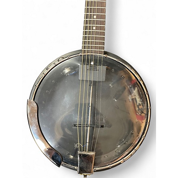 Used Dean Backwoods 6 Black Banjo