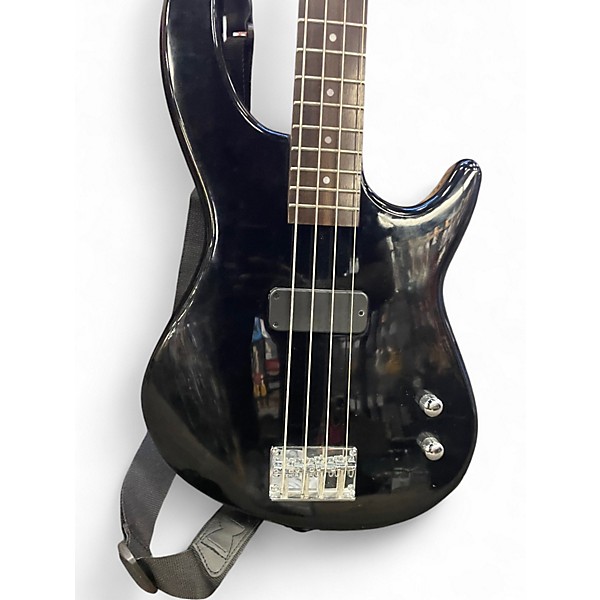 Used Dean Edge 09 4 String Black Electric Bass Guitar