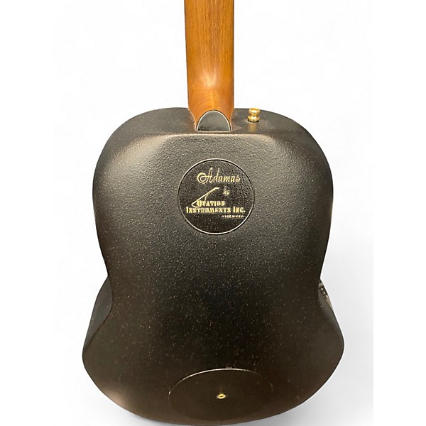 Vintage 1987 Adamas By Ovation 1687-9 Natural Acoustic Electric Guitar