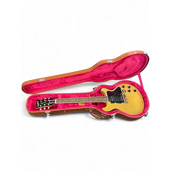 Used Epiphone Inspired by Gibson Doublecut Les Paul Special TV Yellow Solid Body Electric Guitar