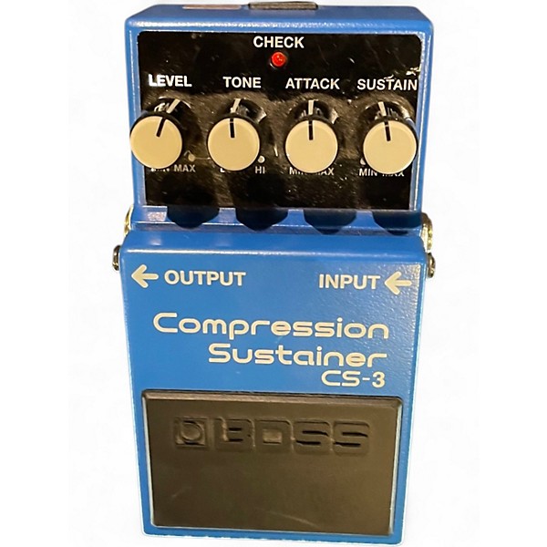 Used BOSS CS3 Compressor Sustainer Effect Pedal