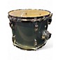 Used Pearl 12X7.5 Roadshow Mounted Tom Aqua Blue Glitter Drum