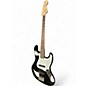 Used Squier Affinity Jazz Bass Black and White Electric Bass Guitar thumbnail