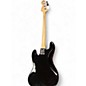 Used Squier Affinity Jazz Bass Black and White Electric Bass Guitar