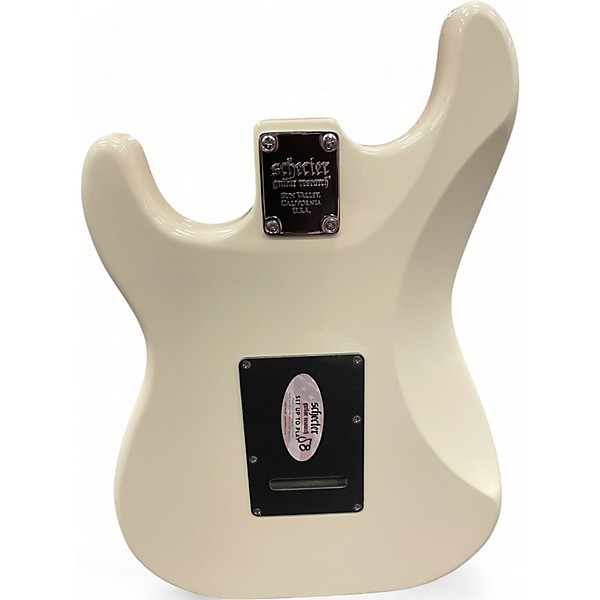 Used Schecter Guitar Research Nick Johnston Traditional HSS White Solid Body Electric Guitar