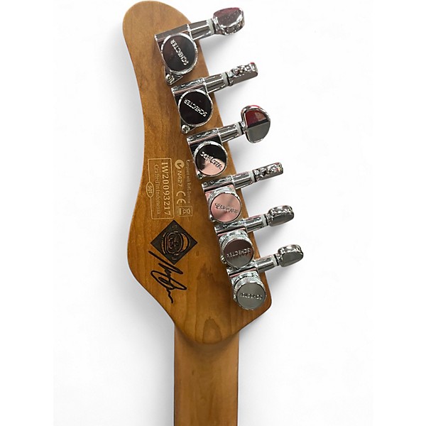 Used Schecter Guitar Research Nick Johnston Traditional HSS White Solid Body Electric Guitar