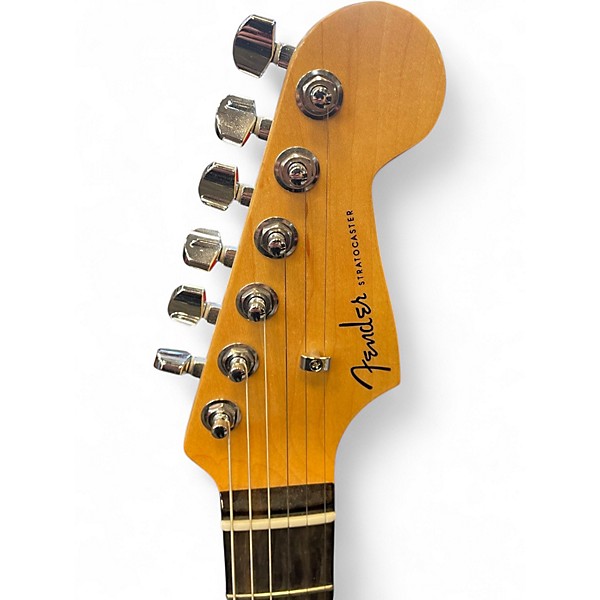 Used Fender American Elite Stratocaster HSS Shawbucker White Solid Body Electric Guitar
