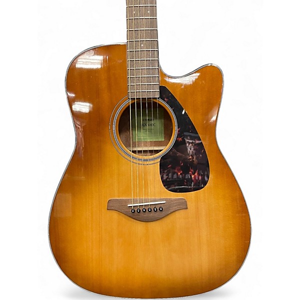 Used Yamaha FGX800C Tobacco Sunburst Acoustic Electric Guitar