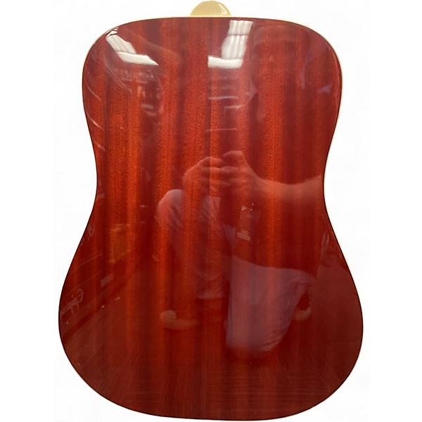 Used Epiphone Hummingbird Pro Faded Heritage Cherry Sunburst Acoustic Electric Guitar