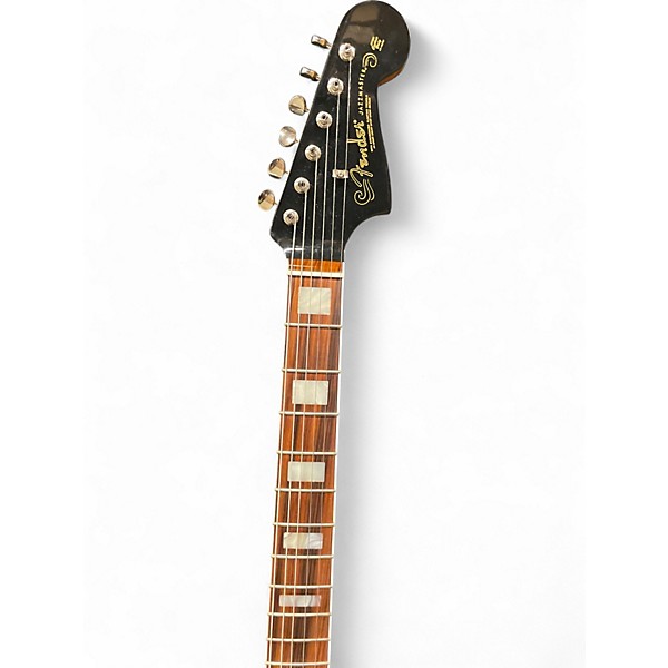 Used Fender Limited Edition 60th Anniversary Classic Jazzmaster Black Solid Body Electric Guitar