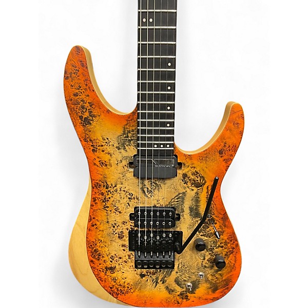 Used Schecter Guitar Research Reaper FR6 Satin Inferno Burst Solid Body Electric Guitar