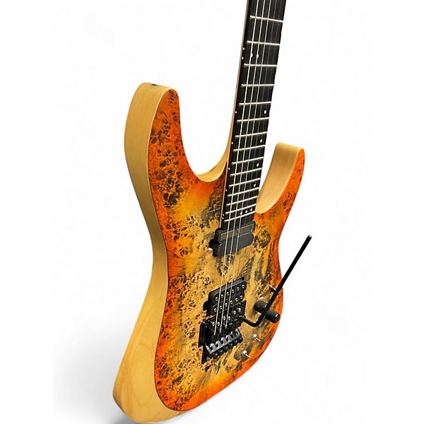 Used Schecter Guitar Research Reaper FR6 Satin Inferno Burst Solid Body Electric Guitar