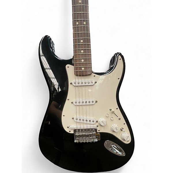 Used Fender Standard Roland Stratocaster Black Solid Body Electric Guitar