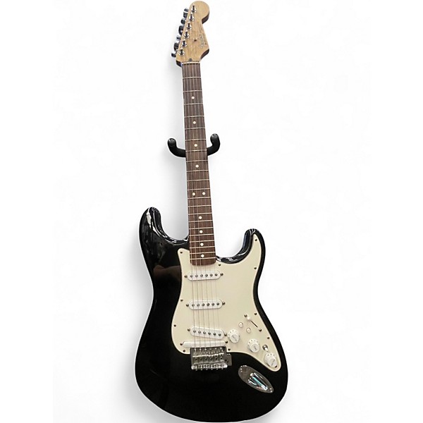 Used Fender Standard Roland Stratocaster Black Solid Body Electric Guitar