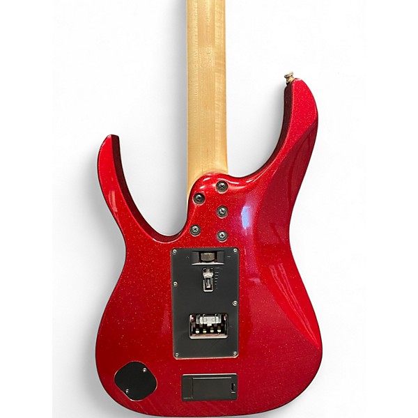 Used Ibanez RG550XH 30 Fret Red Sparkle Solid Body Electric Guitar