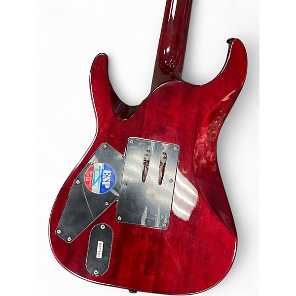 Used ESP LTD M300FM Crimson Red Trans Solid Body Electric Guitar