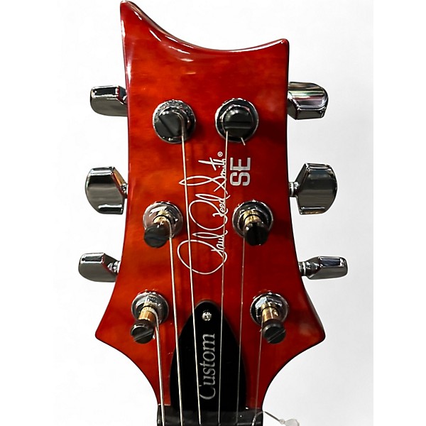 Used PRS SE Custom 22 Cherry Sunburst Solid Body Electric Guitar