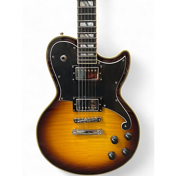 Used D'Angelico Deluxe Series Atlantic Sunburst Solid Body Electric Guitar