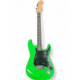 Used 2022 Fender Limited Edition Player Stratocaster Neon Green Solid Body Electric Guitar