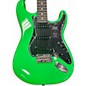 Used 2022 Fender Limited Edition Player Stratocaster Neon Green Solid Body Electric Guitar