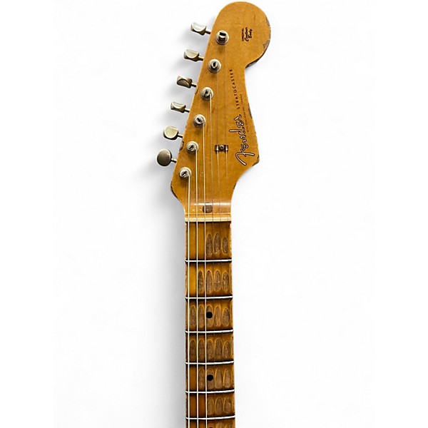 Used Fender Custom Shop GC 1957 Strat Super Heavy Relic Sunburst Solid Body Electric Guitar