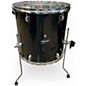 Used Ludwig 4 Piece Accent CS Combo Kit Black Drum Kit