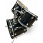 Used Ludwig 4 Piece Accent CS Combo Kit Black Drum Kit