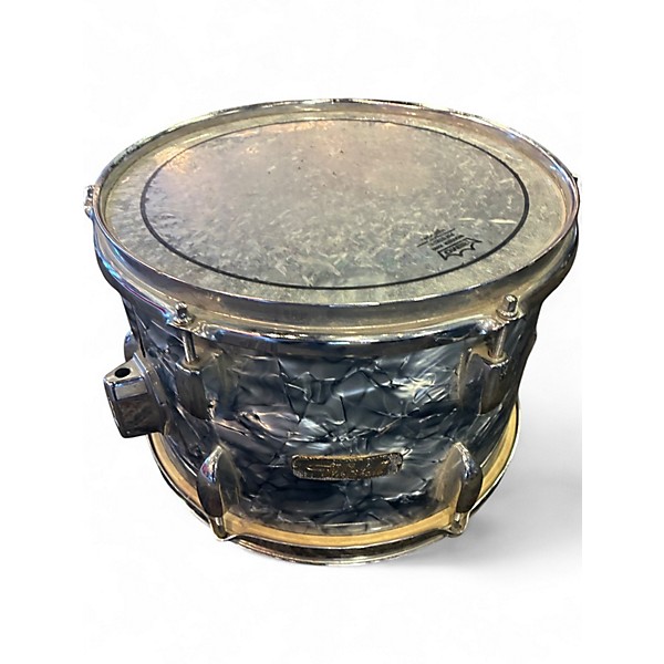 Used 1960s Whitehall 4 Piece Kit Black Diamond Pearl Drum Kit